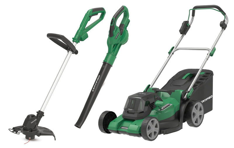 Certified Mower & Grass Trimmer Blower Combo, 17-in S9