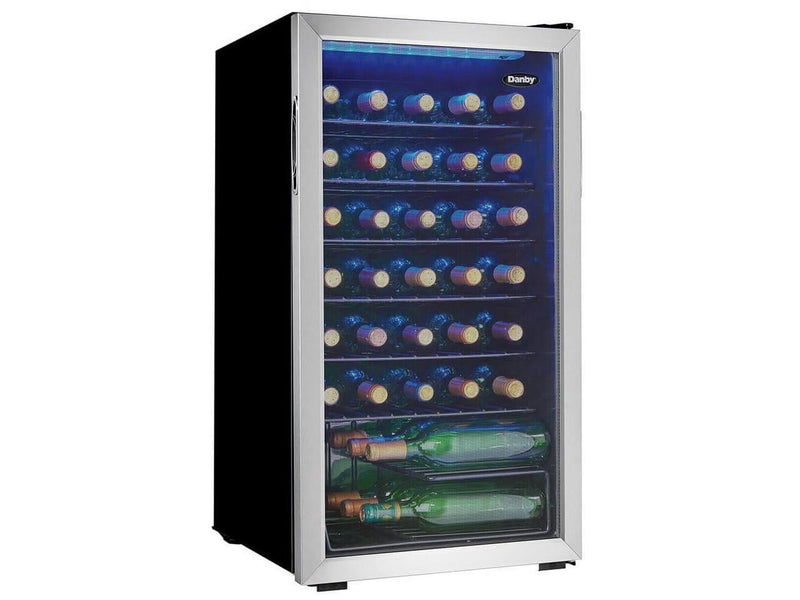 Danby 36 Bottle Free-Standing Wine Cooler in Stainless Steel (DWC036A1BSSDB-6) M7