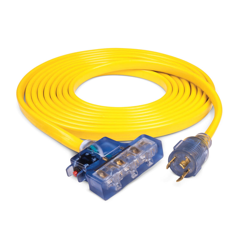Champion 20A, 125V L5-30R Flat Design Generator Extension Cord, 25-ft P4