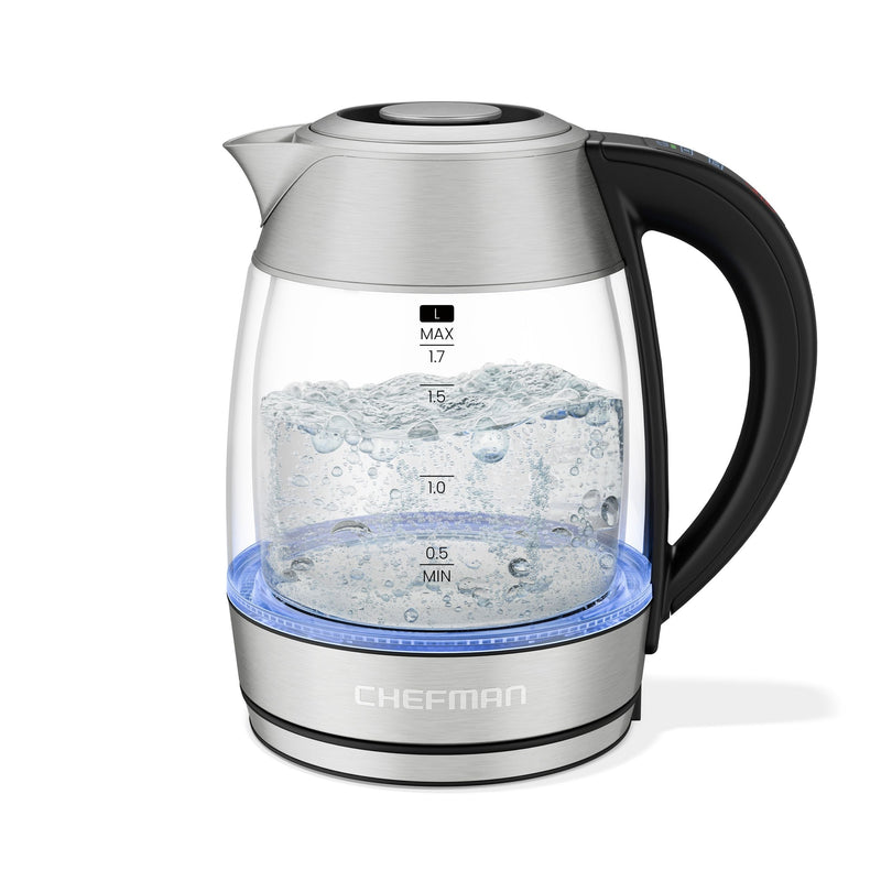 Chefman Custom-Temp 1.5L Digital Double Glass Kettle O4