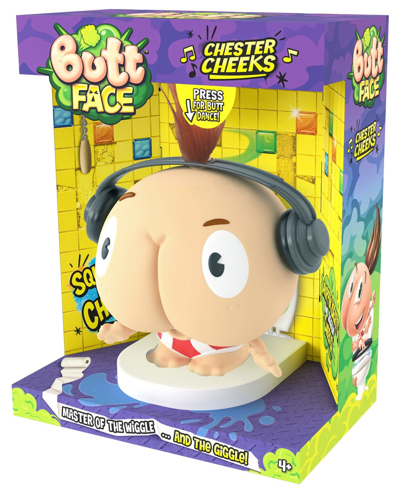 Chester Cheeks Butt Face Interactive Farting Toy T4