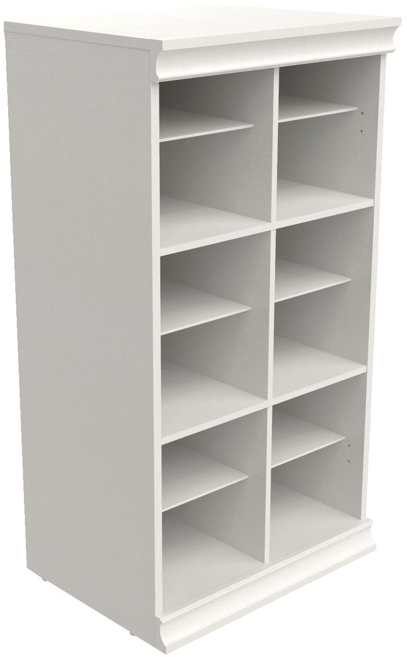 ClosetMaid Modular Adjustable Divided Storage Shelves/Unit, White Z8