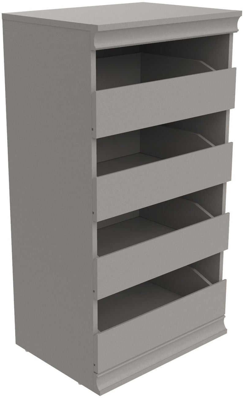 ClosetMaid Modular Stackable 4-Drawer Closet Storage Unit, Taupe L7