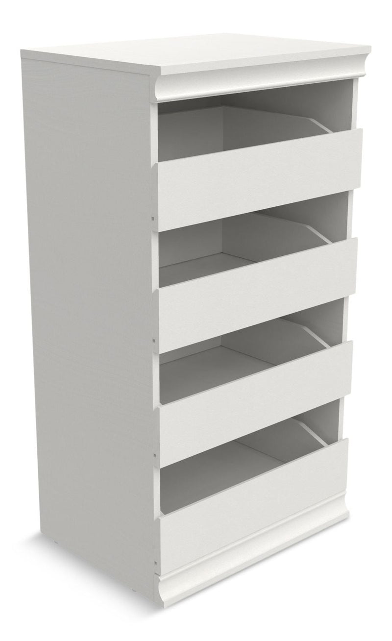 ClosetMaid Modular Stackable 4-Drawer Storage Unit, White Q3