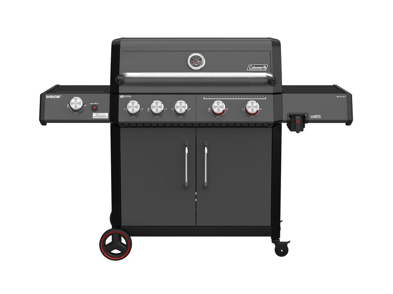 Coleman Revolution II 5-Burner Grill and Griddle Combo LP Gas BBQ B6