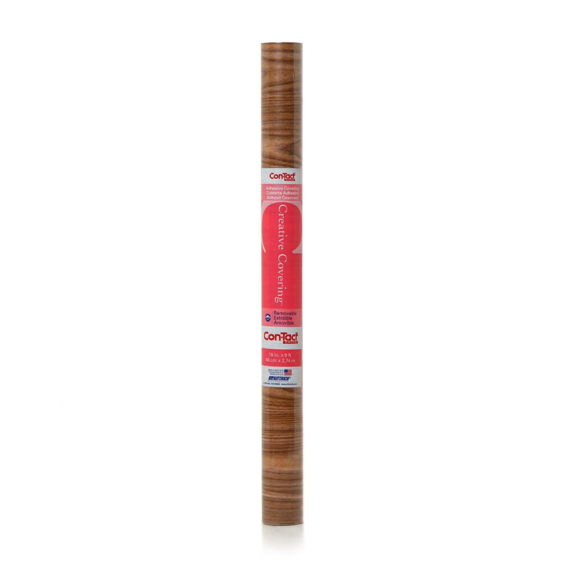 Con-Tact Creative Covering Removable Adhesive Shelf/Drawer Liner, Light Oak, 18-in x 9-ft S4