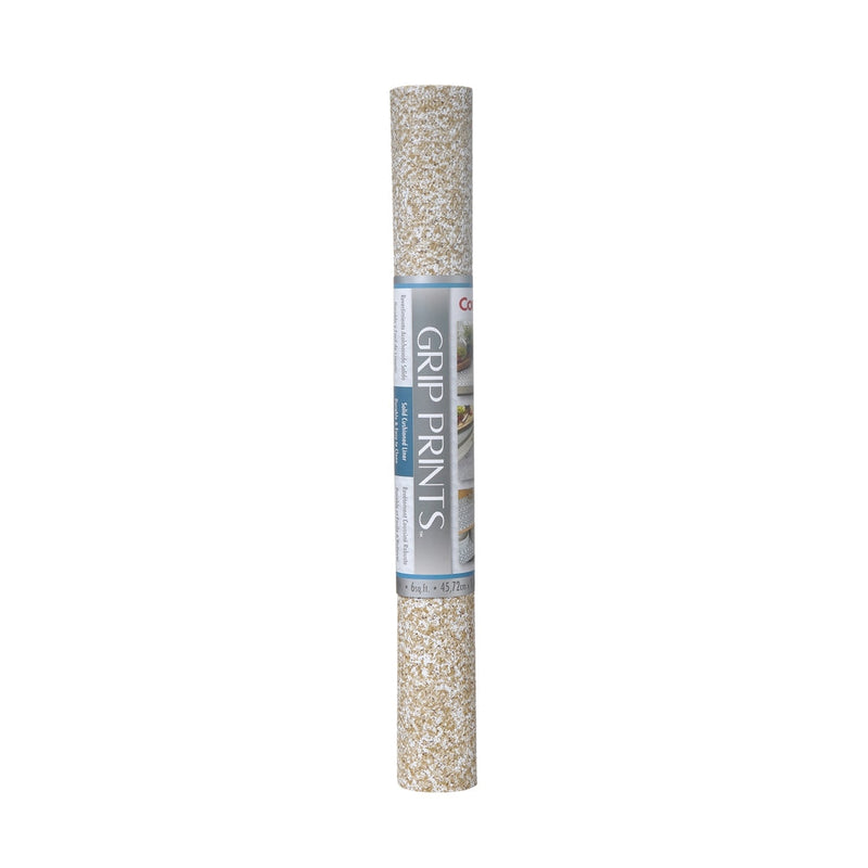 Con-Tact Grip Prints Non-Adhesive Cushioned Shelf/Drawer Liner, Beige Granite, 18-in x 4-ft U3