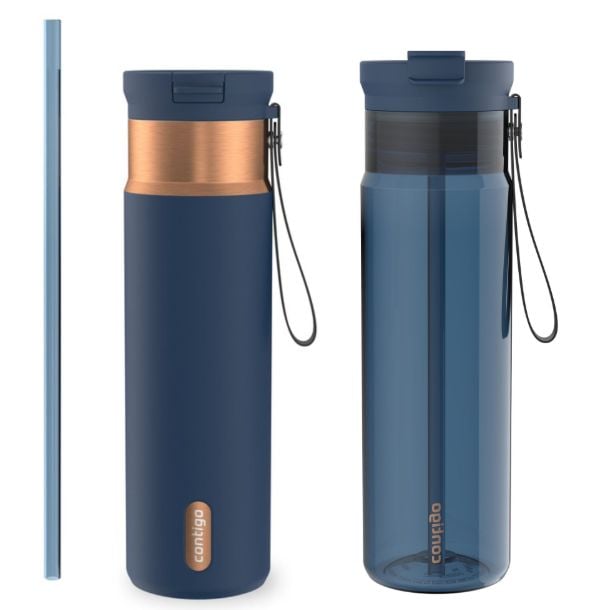 Contigo 24-oz SnapSeal and 28-oz Dual Sip, Abyss X9