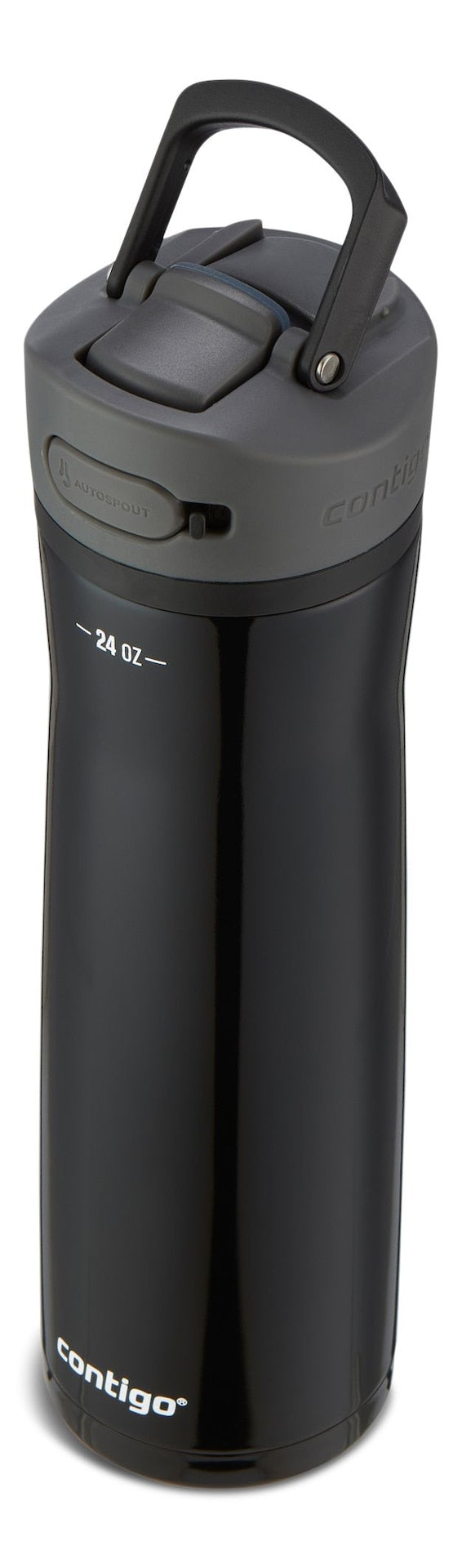Contigo Ashland Chill 2.0 Insulated Stainless Steel Straw Water Bottle with AUTOSPOUT Lid and Handle, 710-mL D6