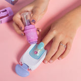 Cool Maker, GO GLAM Studio Nail Kit, Style 200 Nails, 4 Designs, 2 Polish Applicators & Mask, Ages 7+