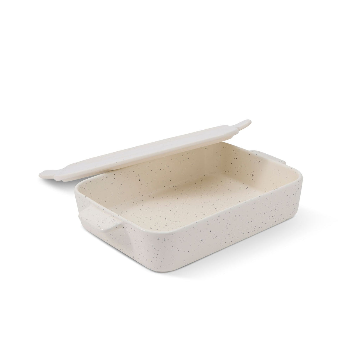Core Kitchen White Non-Stick Stoneware Pan with Lid