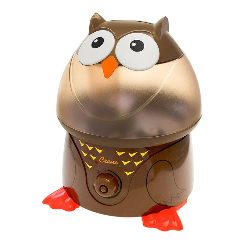 Crane Pediatric Cool Mist Humidifier with Vapor Tray and Diffuser, Owl F7