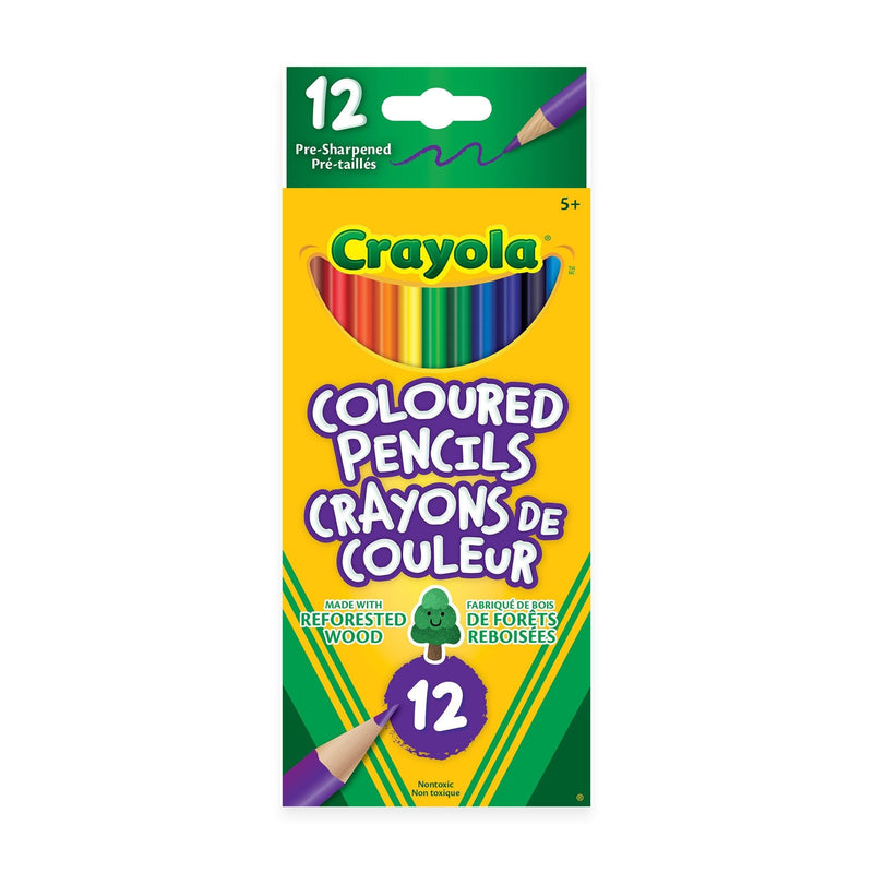 Crayola Coloured Pencils, 12 Pieces, Multicolour Y0