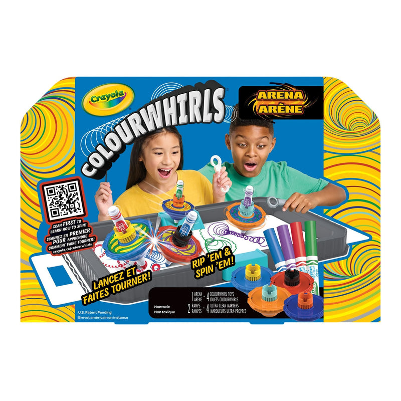 Crayola Colourwhirls 4-Player Arena Set for Ages 6+ F8
