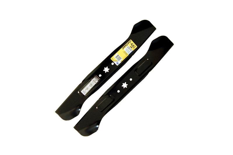 Cub Cadet NX-15 Riding Mower 2-in-1 High-Lift Blade Set, Fits 2015 & After Models, Black, 46-in, 2-pk C1