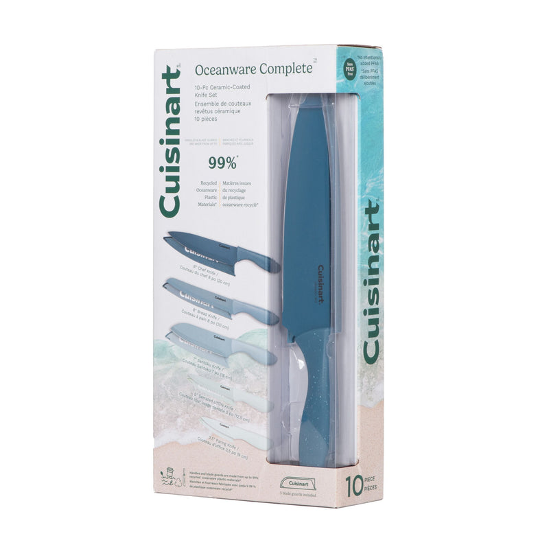 Cuisinart Oceanware Non-Stick Steel Knife Set, 10-pc J2