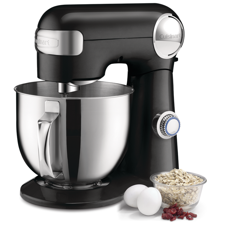 Cuisinart Precision Master Tilt-Head Stand Mixer with 12 Speeds, Black, 5.5qt E4