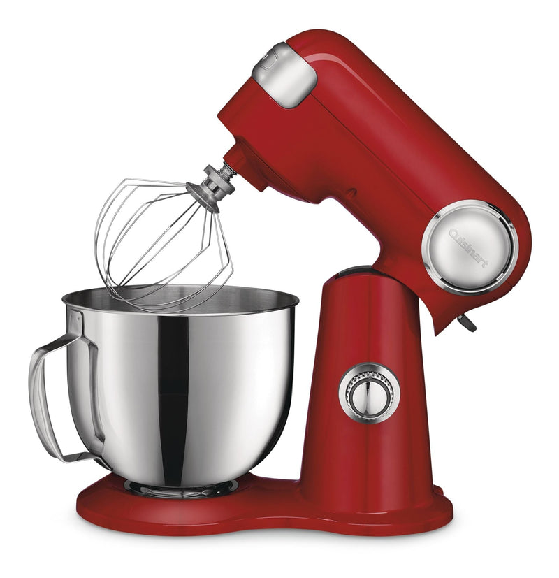 Cuisinart Precision Master Tilt-Head Stand Mixer with 12 Speeds, Red, 5.5qt C6