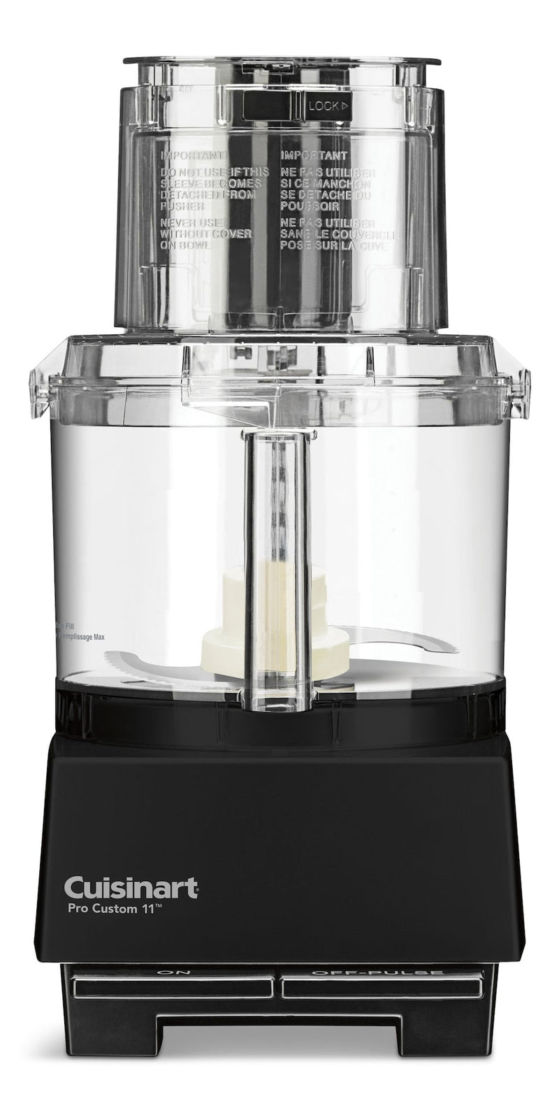Cuisinart Pro Custom 11 Food Processor with Recipe Book, Black, 11 Cups F4