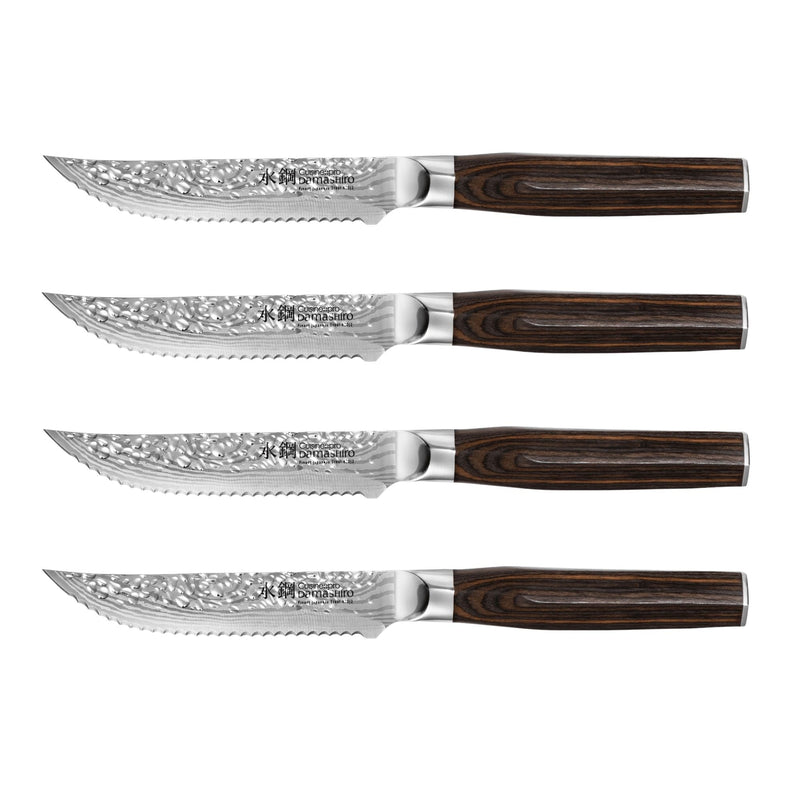 CUISINE:: PRO DAMASHIRO EMPEROR STEAK KNIFE SET/4 B6