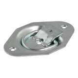 CURT 1-3/8-in x 1-7/8-in Recessed Tie-Down Ring (1200-lb, Clear Zinc)