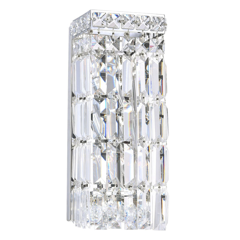 CWI Lighting Colosseum Bathroom Sconce, Chrome F0