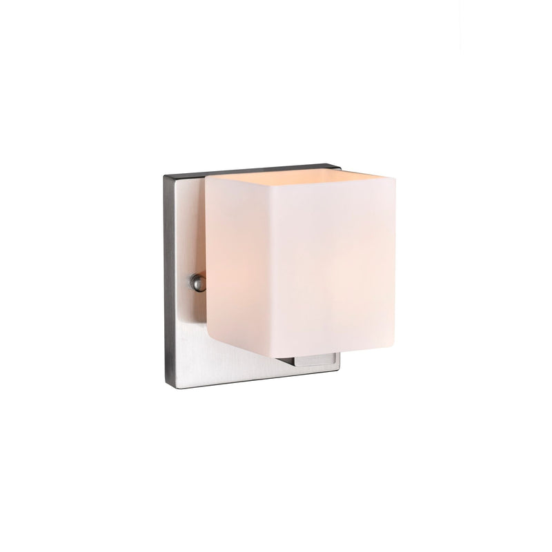CWI Lighting Cristini 1-Light Nickel Bathroom Sconce X0