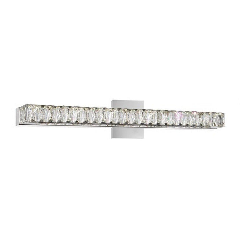 CWI Lighting Milan LED Vanity Light, Chrome, 24-in U4