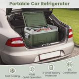 Barara King Cooler, Car Fridge, Portable Outdoor Cooler,12 Volt Car Refrigerator Portable Car Fridge with Adjustable Range-35L