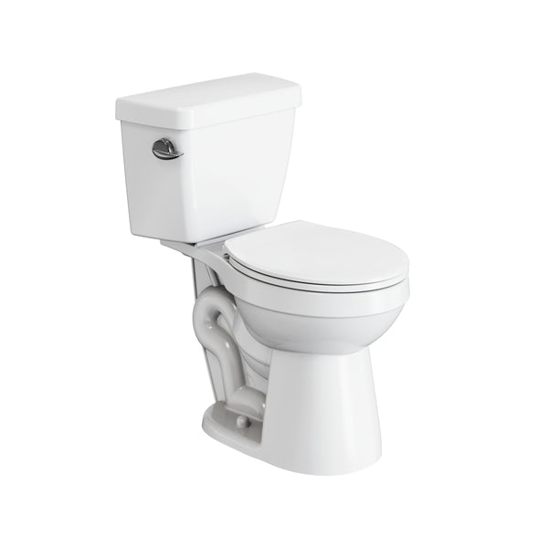 Danze 2-Piece Round Toilet Bowl with Soft Close, White, 4.8-L, Single Flush X0