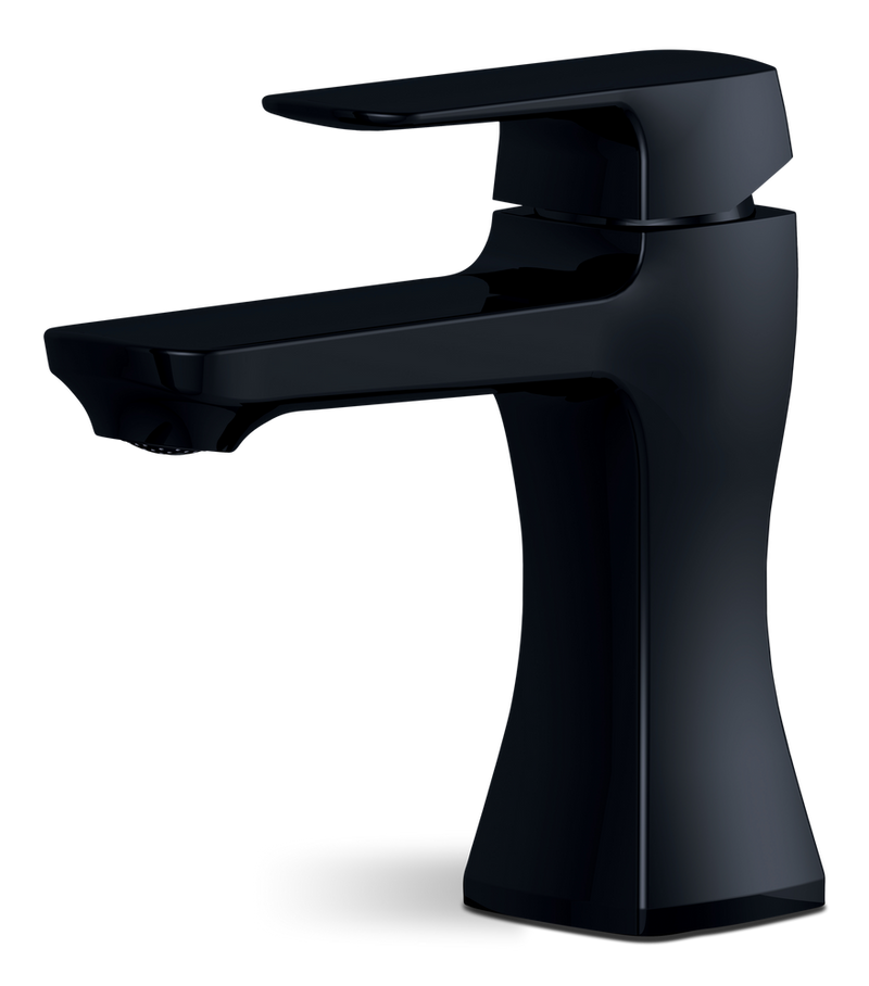 Danze Aztek Single Handle 4-in Centreset Bathroom Sink Faucet with Pop-up Drain, Matte Black N9