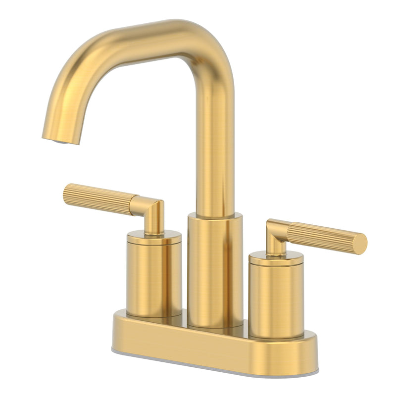 Danze Dorian 2-Handle 4-in Centreset Lavatory/Bathroom Sink Faucet, Brushed Gold D7