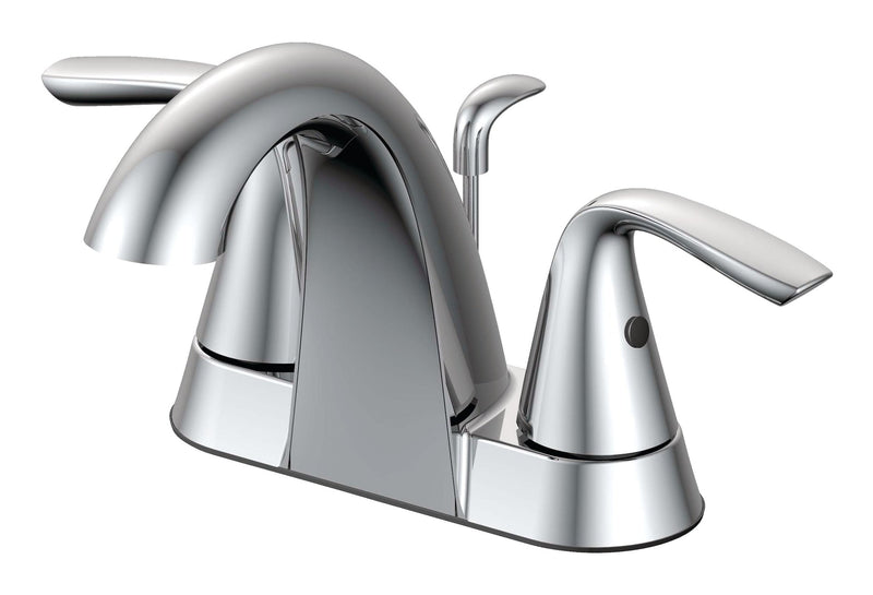 Danze Gallant Double Handle 4-in Centreset Bathroom Sink Faucet with Pop-up Drain, Chrome O6