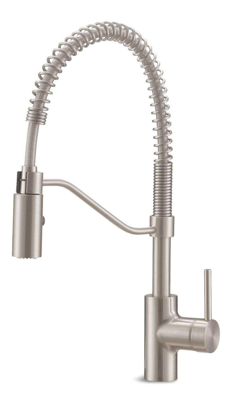 Danze Jasper Single Handle Pull Down Kitchen Faucet, Stainless Steel V2