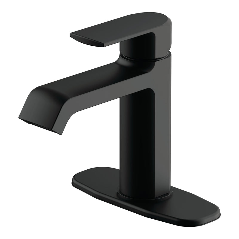 Danze Karter 1-Handle Lavatory/Bathroom Sink Faucet, Lead-Free, Matte Black G2