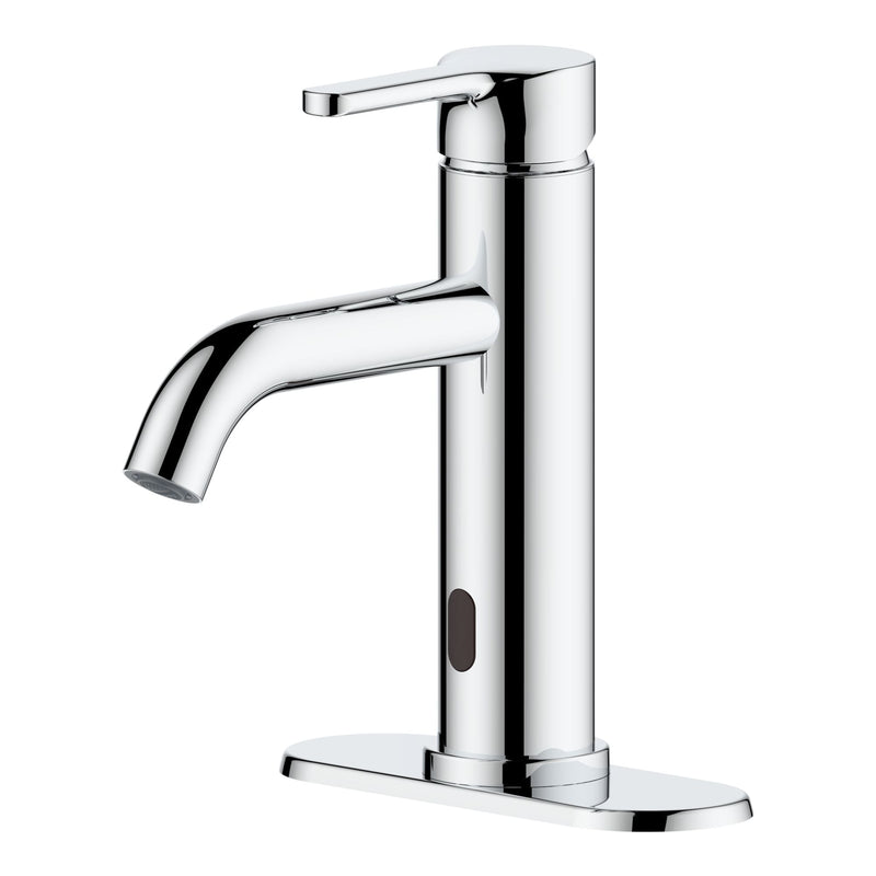 Danze Tronus Touchless Single Control Lavatory/Bathroom Sink Faucet, 4-in Centerset, Chrome O4
