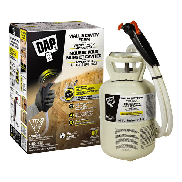 DAP Wall and Cavity 1-Component Foam with Wide Spray, 10.4-lb P3