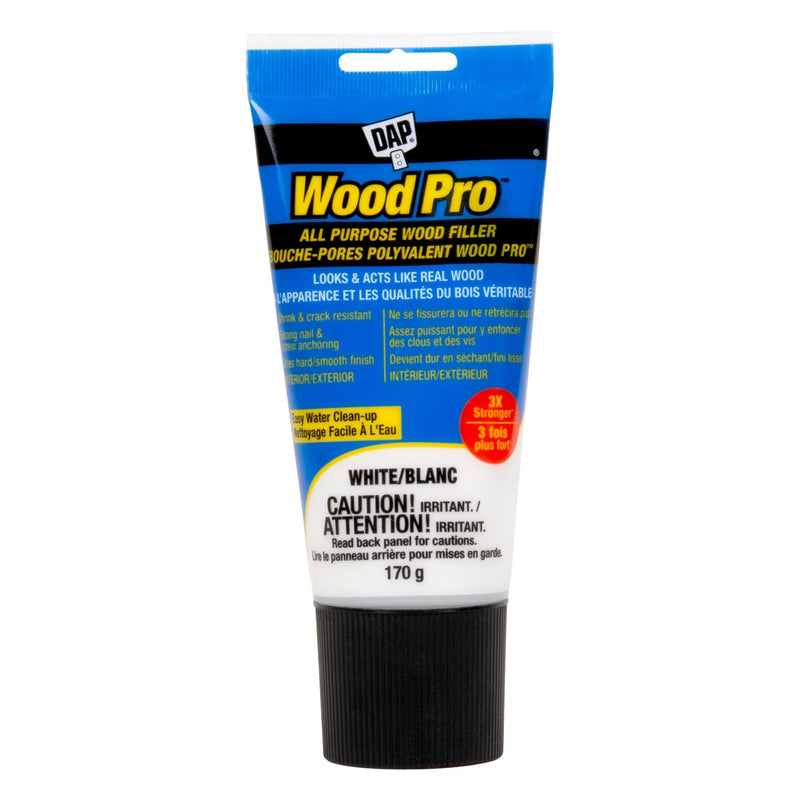 DAP WOODPRO Latex All Purpose Wood Filler, White, 170-g X7