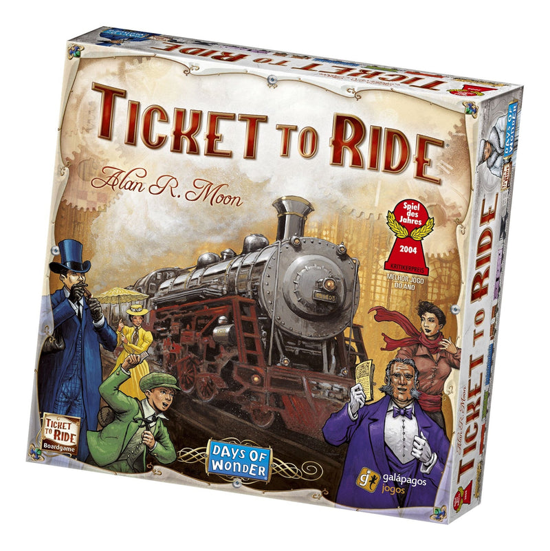 Days Of Wonder Ticket To Ride, Railway Train Adventure Family Board Game Set, Ages 7+ O7