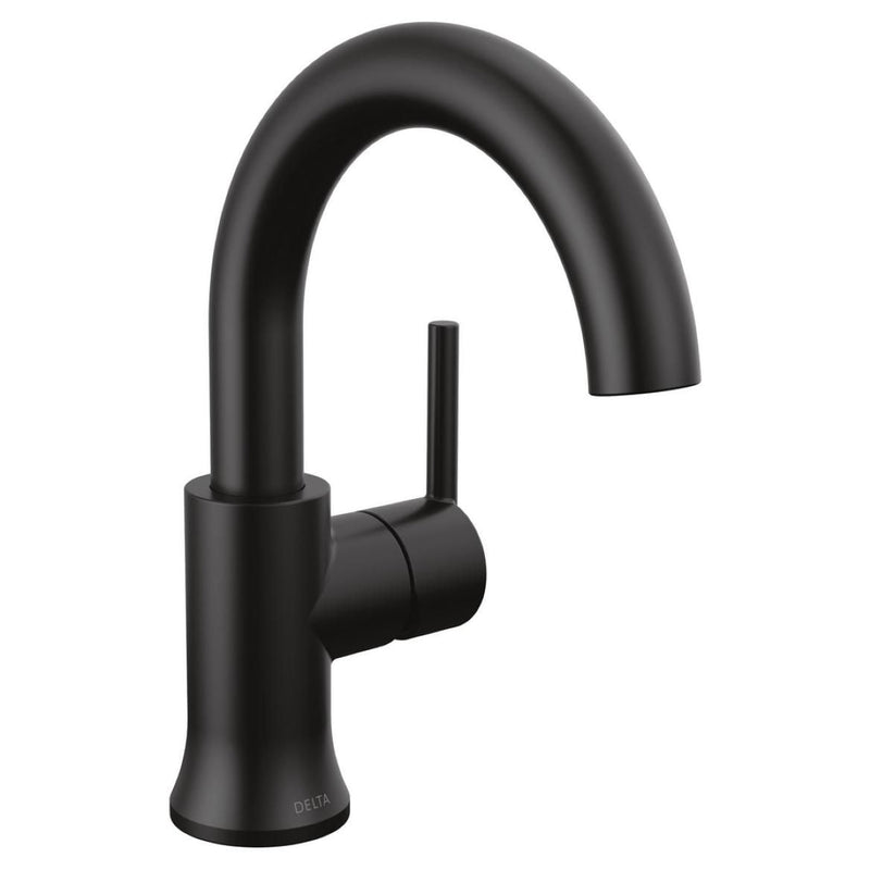Delta 1-Handle Lavatory Faucet with Diamond Seal Technology, Matte Black N5