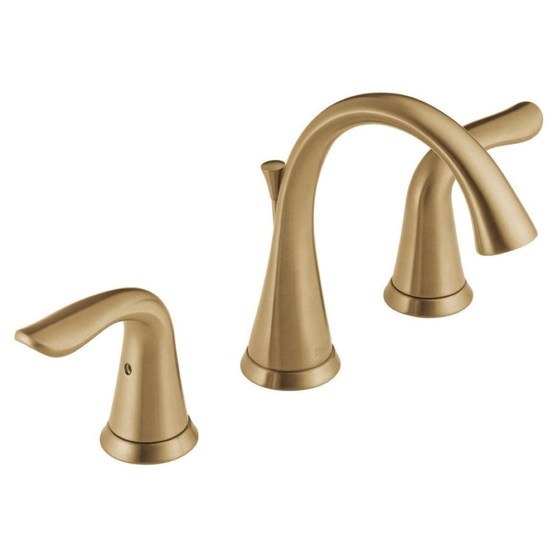 Delta Lahara 2-Handle Widespread Faucet, Champagne Bronze J2