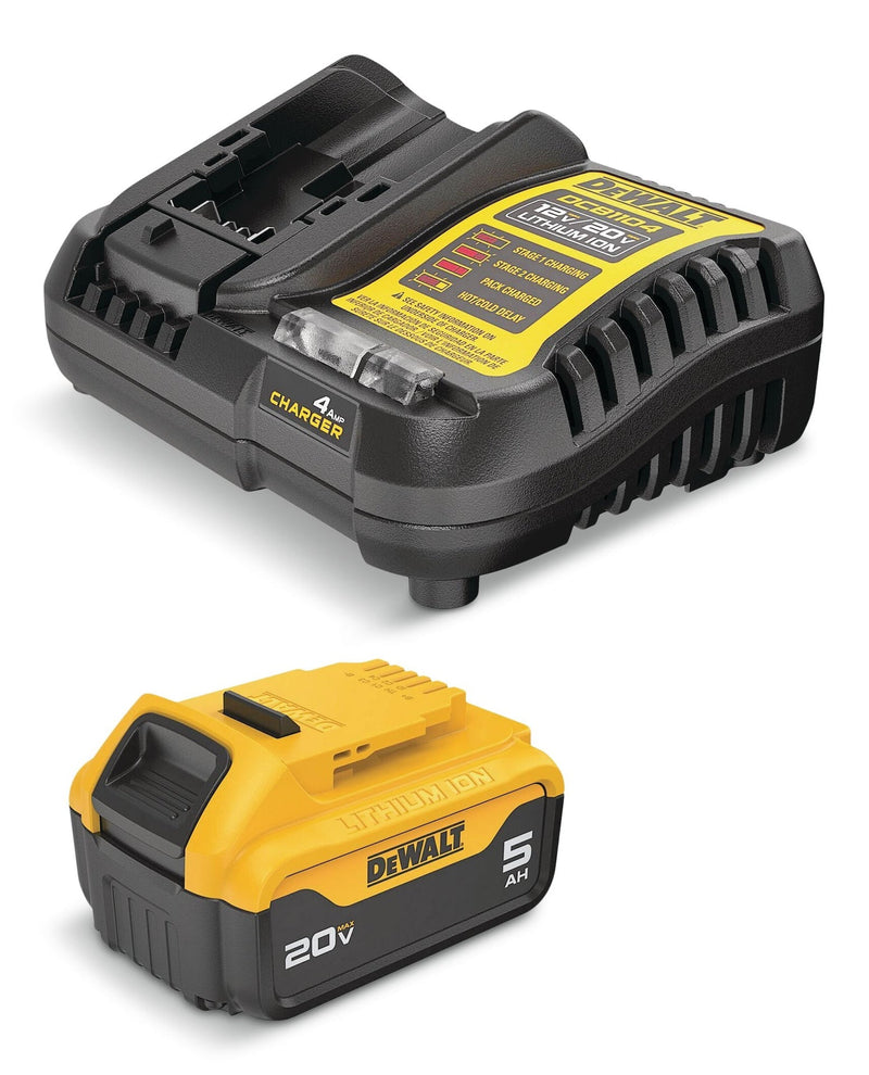 DEWALT 20V MAX 5Ah Battery Starter Kit with LED Indicator T8