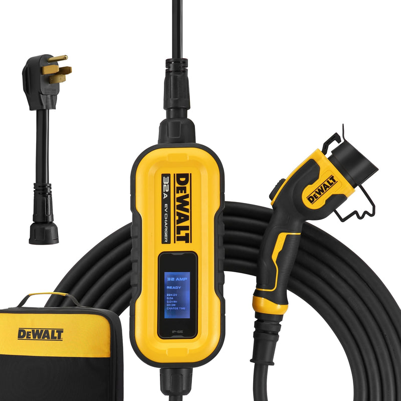 DeWalt 32A Level 1 & 2 NEMA 14-50 J1772 EV Charger Z3
