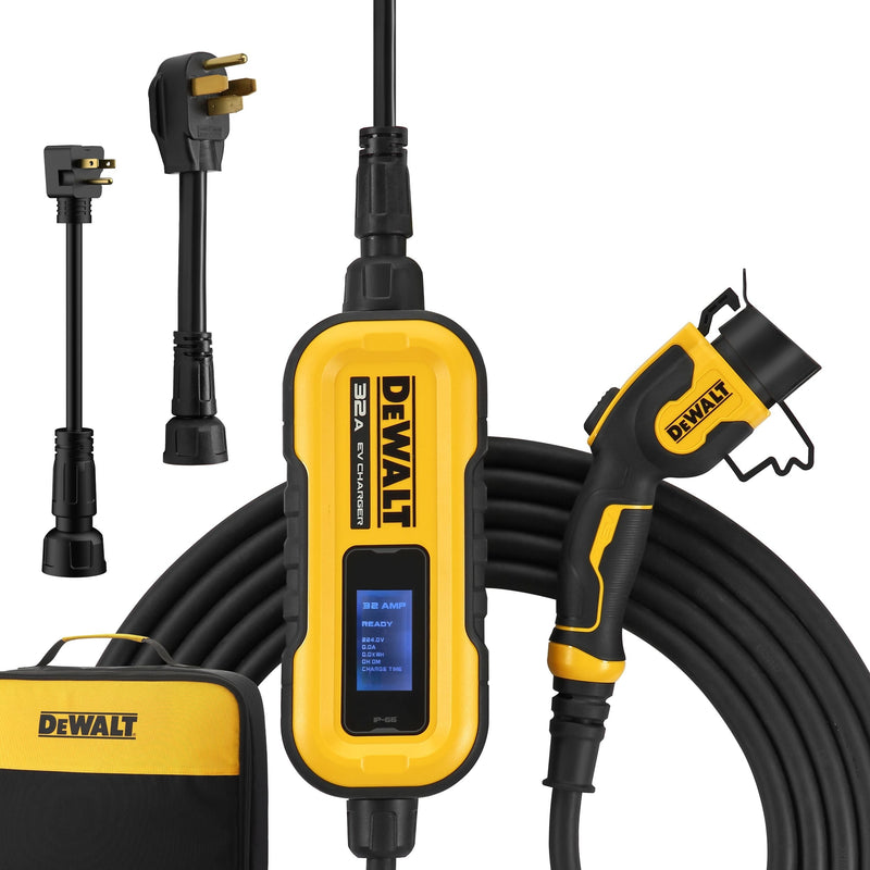 DeWalt 32A Level 1 & 2 NEMA 5-15 & 14-50 J1772 EV Charger Z1
