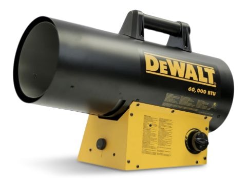 DEWALT 60,000-BTU Lightweight Propane Forced Air Heater D8