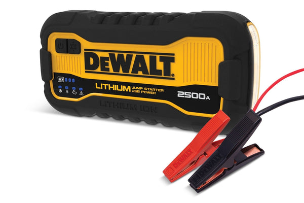 DEWALT DXAELJ25CA Lithium Booster Pack/Jump Starter with USB Power Bank, 2500A F9