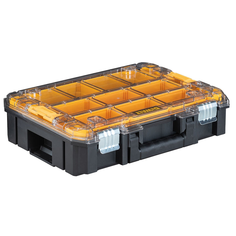 Dewalt TSTAK Stackable Organizer with Clear Lid, 44-lb Q0