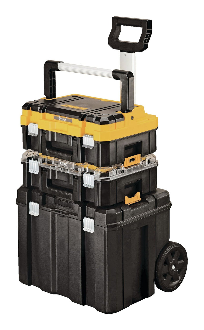 DEWALT TSTAKModular Portable Tower Toolbox/Tool Storage System with Wheels & Lids, 20x17x27-in, 3-pc N1