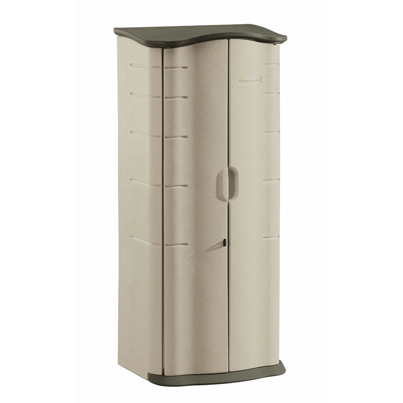 Vertical Resin Weather Resistant Outdoor Storage Shed D6