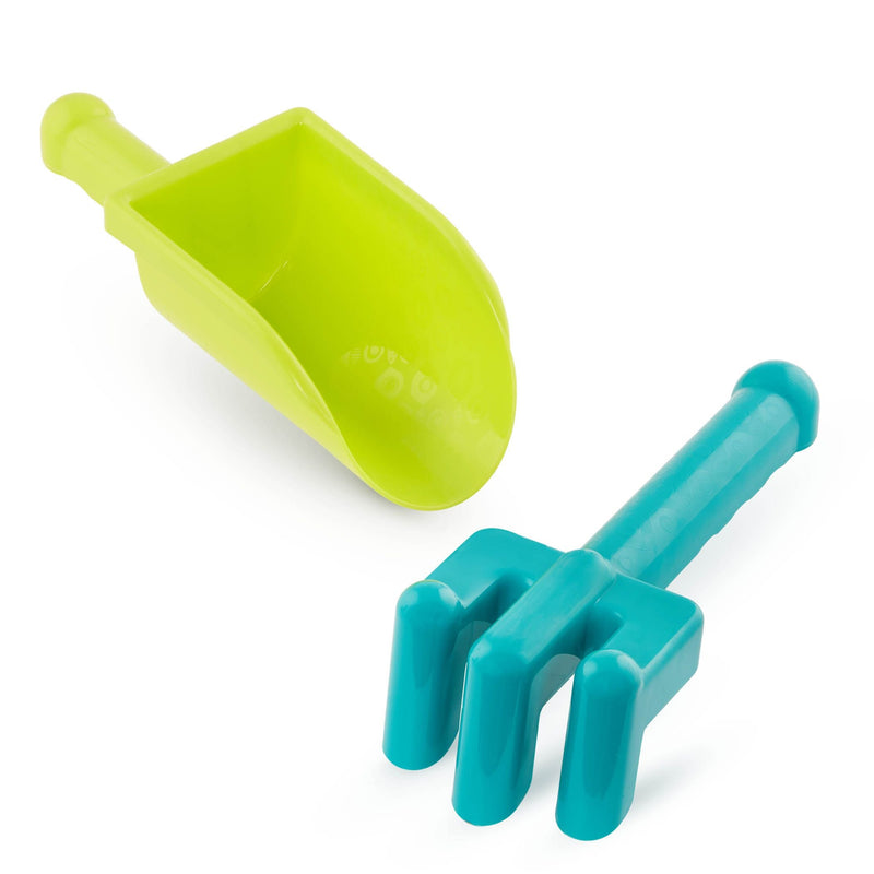 Diggin' Duo Outdoor Beach/Sandbox Shovel & Scoops Set, Toddler Development Toy, Ages 18m+ E0